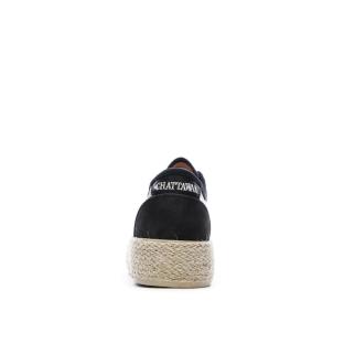 Baskets Noir/Rose Femme Chattawak Paco