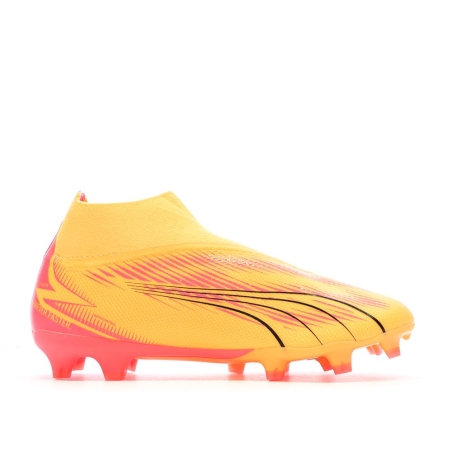 Chaussures de Foot Orange Homme Puma Ultra Match+ Ll FG/AG