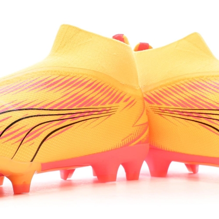 Chaussures de Foot Orange Homme Puma Ultra Match+ Ll FG/AG