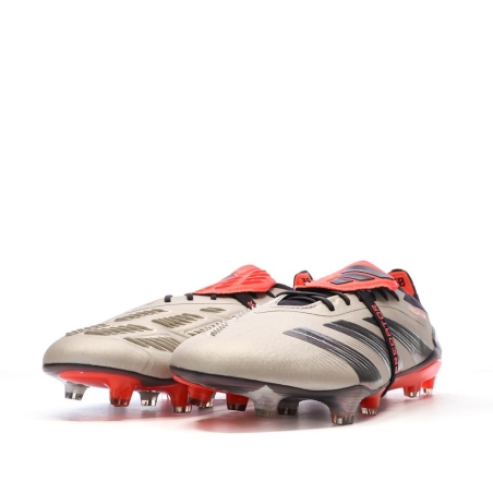 Chaussures de Foot Taupes Mixte Adidas Predator Elite FT FG