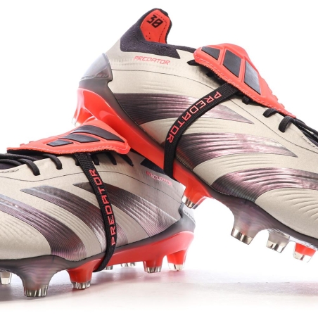 Chaussures de Foot Taupes Mixte Adidas Predator Elite FT FG
