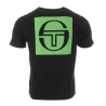 T-shirt Noir/Vert Homme Sergio Tacchini Squared