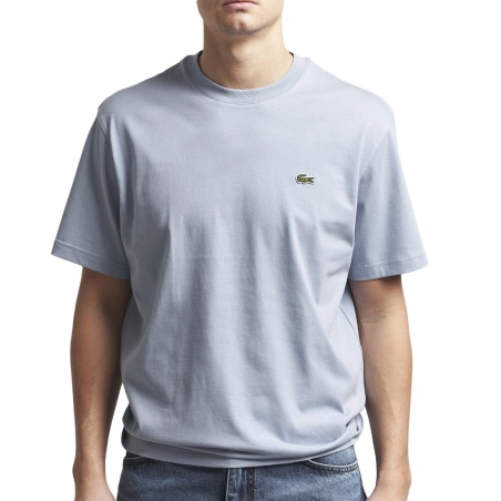 T-Shirt Bleu Clair Homme Lacoste Essentiel