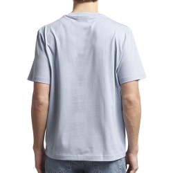 T-Shirt Bleu Clair Homme Lacoste Essentiel