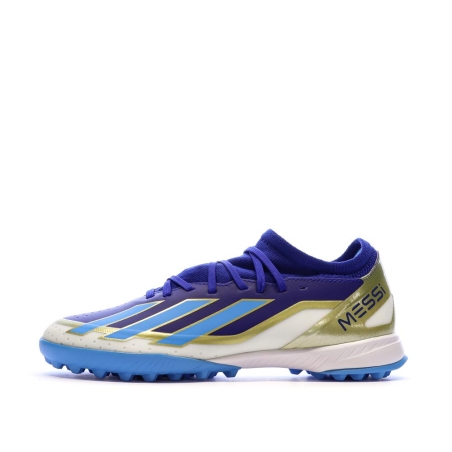 Chaussures de Foot Bleues Homme Adidas X Crazyfast League TF Messi