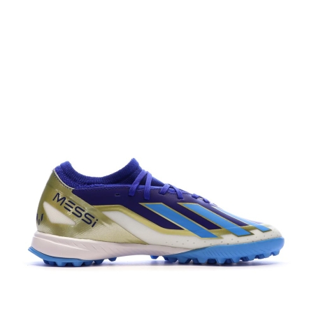Chaussures de Foot Bleues Homme Adidas X Crazyfast League TF Messi