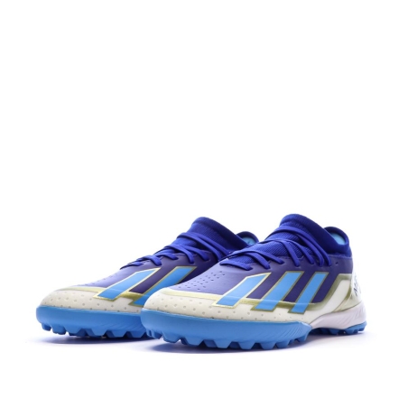 Chaussures de Foot Bleues Homme Adidas X Crazyfast League TF Messi