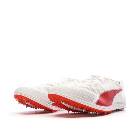 Chaussures de Sport Blanches/Rouges Homme Puma Evospeed