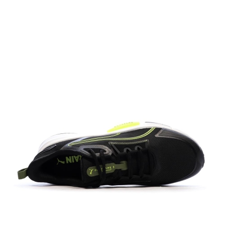 Chaussures de running Noires/Jaunes Homme Puma Pwrframe