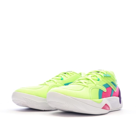 Chaussures de basketball Vert/Rose Homme Puma TRC Blaze Court Daytona