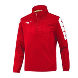 Sweat de Sport Rouge Homme Mizuno Sweat 1/2 Zip