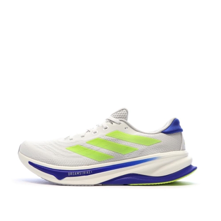 Chaussures de sport Blanches/Jaunes/Bleu Homme Adidas Supernova