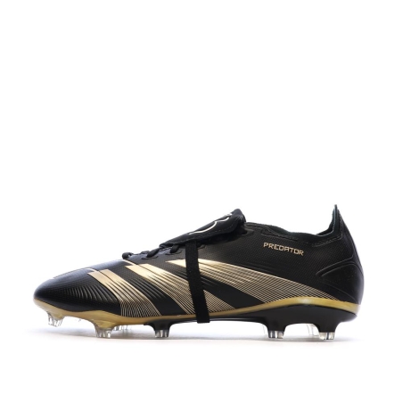 Chaussures de Foot Noir/Doré Adidas Predator League FT FG JB