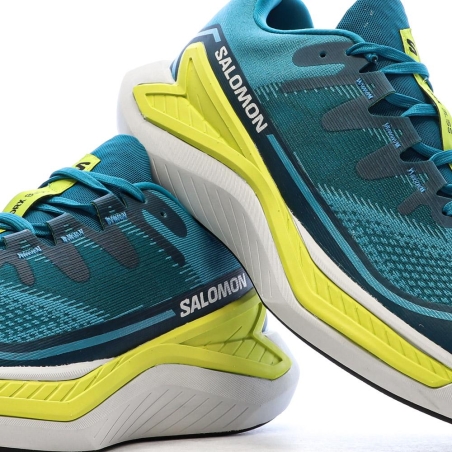 Chaussures de Running Bleu/Jaune Homme Salomon Bliss Tahitian