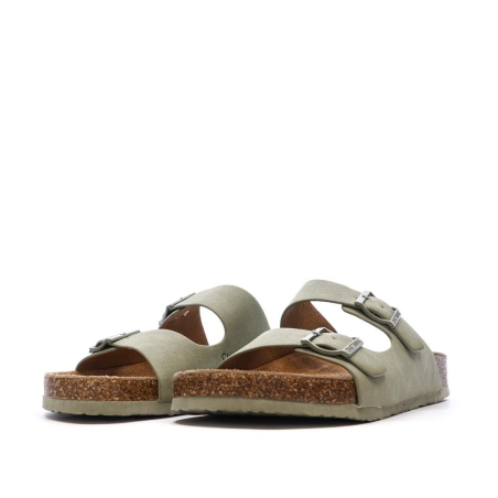 Sandales Kaki Femme Chattawak Orphée