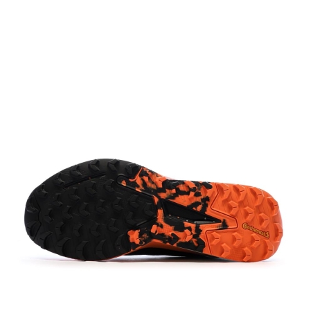 Chaussures de Trail Noir/Orange Homme Adidas Terrex Agravic