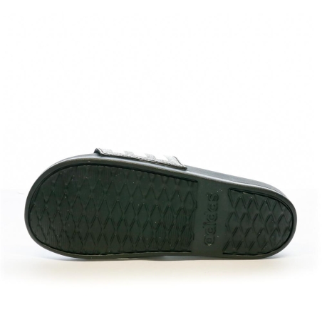 Claquettes Noire/Argent Adidas Adilette Comfort FY8836