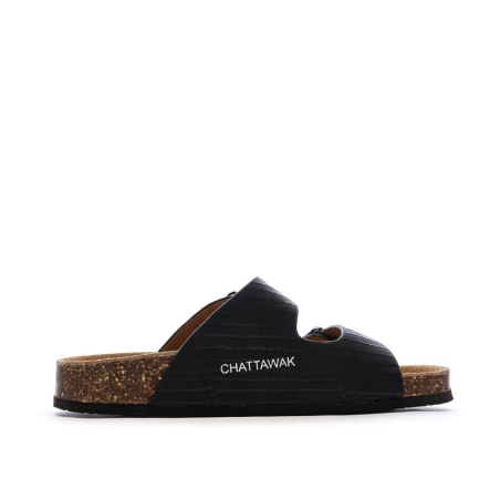 Sandales Noir Femme Chattawak Orphée