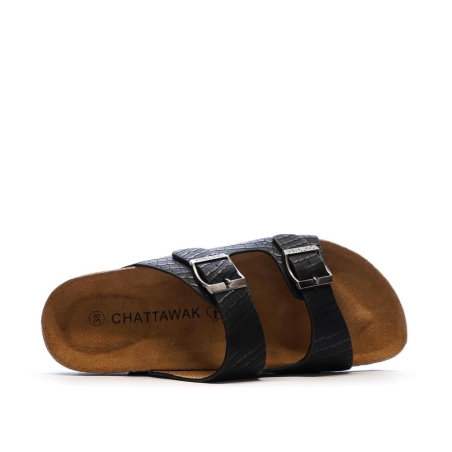 Sandales Noir Femme Chattawak Orphée