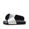 Claquettes Noires/Argent Femme Adidas Adilette