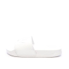 Claquettes Blanches/Argenté Femme Adidas Adilette