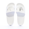 Claquettes Blanches/Argenté Femme Adidas Adilette