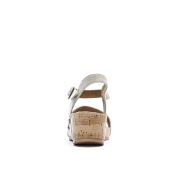 Sandales Grises Clair Femme Chattawak Laspinas