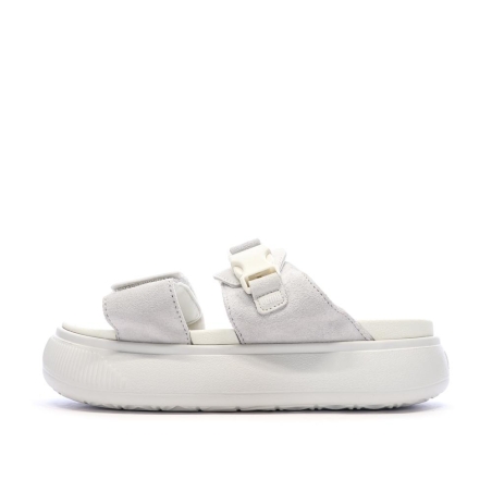 Claquettes Beiges Femme Puma Suede