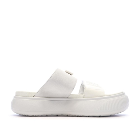 Claquettes Beiges Femme Puma Suede