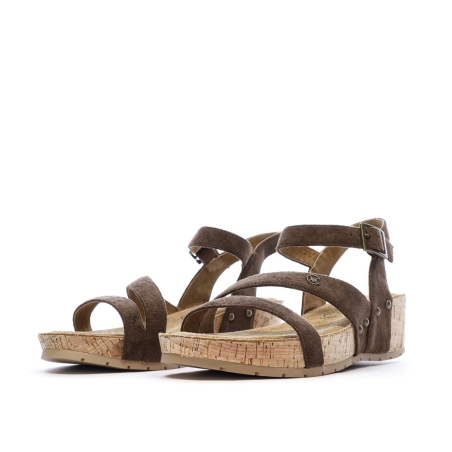 Sandales Marron Femme Chattawak Balis