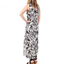 Robe Longue Noire/Blanc Femme Vero Moda 10286770