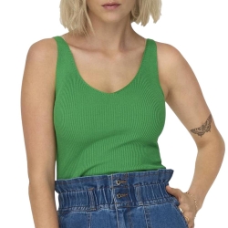 Débardeur en Maille Vert Fluo Femme JDY Nanna 15180497
