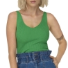 Débardeur en Maille Vert Fluo Femme JDY Nanna 15180497