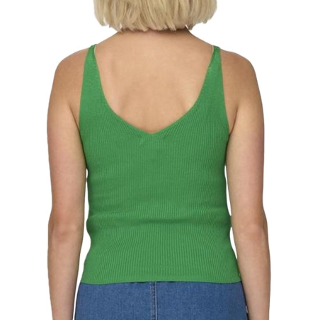 Débardeur en Maille Vert Fluo Femme JDY Nanna 15180497