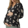 Blouse de Grossesse Noir Femme Vero Moda Marternity Volume