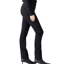 Jean 724 Noir Femme Levi's High Rise Straight