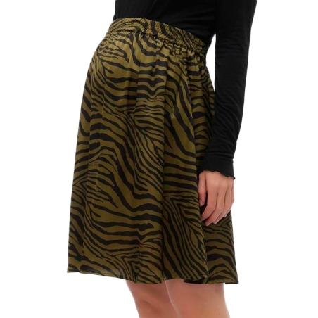 Jupe Kaki/Noir Femme Mamalicious Eandra