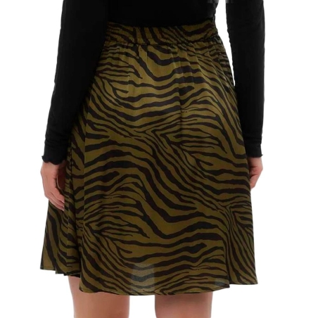 Jupe Kaki/Noir Femme Mamalicious Eandra