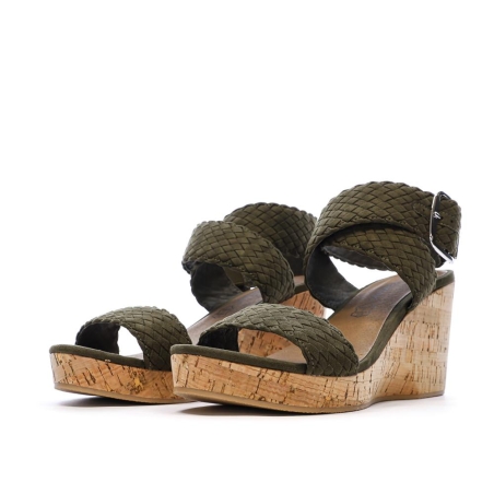 Sandales Kaki Femme Chattawak Summer KIRA