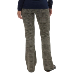 Pantalon Gris à Carreaux Femme Mamalicious Nabi