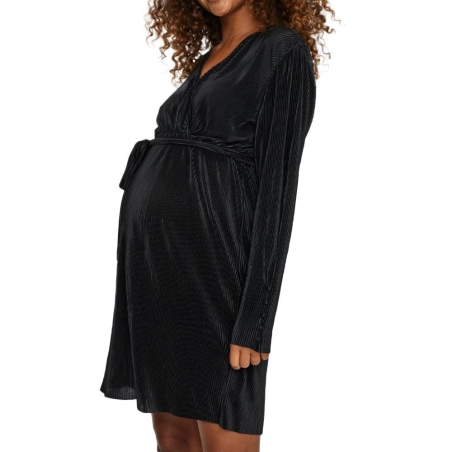 Robe Courtes Noir Femme Vero Moda Marternity Jersey