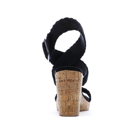 Sandales Noires Femme Chattawak Summer KIRA