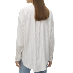 Chemise Blanc/Taupe Femme Vero Moda Nora