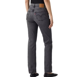 Jean 501 Gris/Noir Femme Levi's Med Indigo