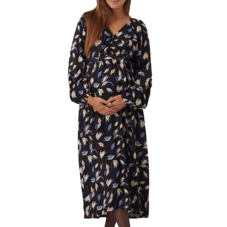Robe de grossesse Noire Femme Mamalicious Sola