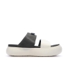 Claquettes Beige/Noire Femme Puma Suede
