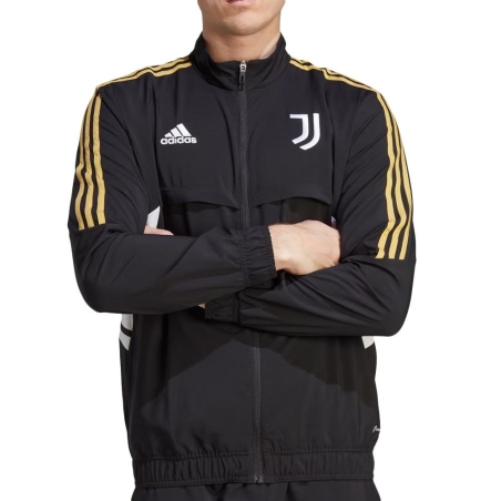Juventus Veste de survêtement Noir Adidas 2022/2023