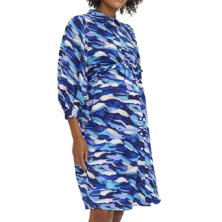 Robe de Grossesse Bleu Femme Vero Moda Marternity Kleo