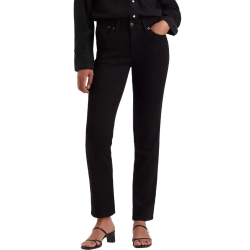 Jean 712 Slim Noir Femme Levi's Welt Pocket