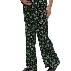 Pantalon de Grossesse Noir/Vert Femme Mamalicious Ellinor